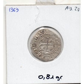 Liard au Dauphin Saint-Lo Charles VIII (1488) TTB cassée