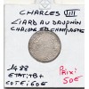 Liard au Dauphin Chalons Charles VIII (1488) TB+