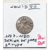 Denier de Paris 3eme type Louis VII (1137-1180) TTB