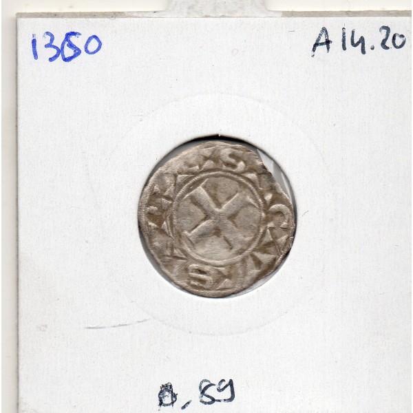 Denier de Paris 3eme type Louis VII (1137-1180) TTB