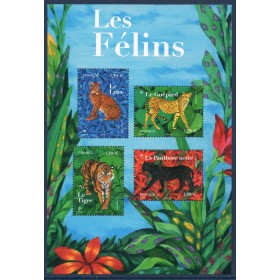 Bloc Feuillet France F5848 Les félins Neufs