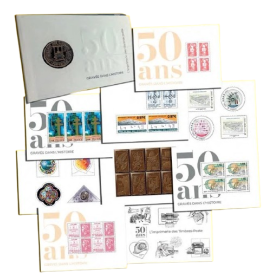 livret 50 ans gravé dans l histoire Timbre France Yvert No 4024 luxe **