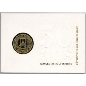 livret 50 ans gravé dans l histoire Timbre France Yvert No 4024 luxe **