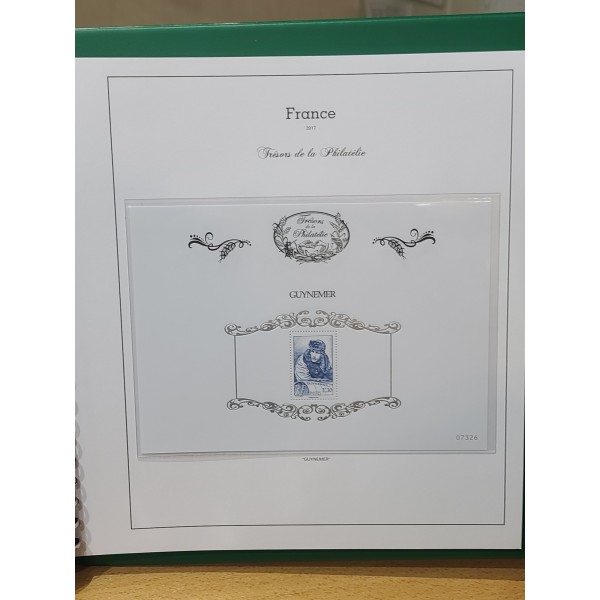 1 album complet yvert et tellier trésors de la philatélie avec tous les feuillets de 2014 à 2018