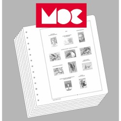 SF France Mini-feuilles MOC 2000-2018 Feuilles préimprimées moclair avec pochettes