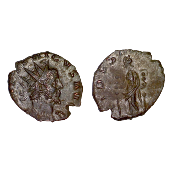 Antoninien de Tetricus 1er (272-273), RIC.68 FIDES MILITVM, Cologne