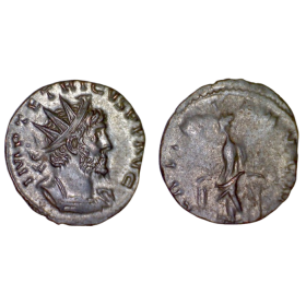 Antoninien de Tetricus 1er (272-273), RIC.90 LAETITIA AVG N, Trèves