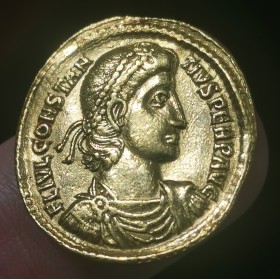 Solidus Constance II (355), RIC.1 GLORIA REIPVBLICAE, Sirmium