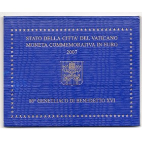 Pièce de 2 euros commémorative Vatican 2007 Benoit XVI