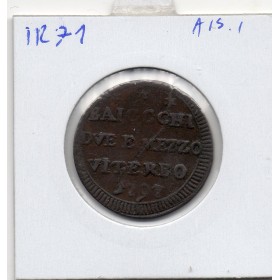 Vatican Viterbo Pie VI 2 1/2 Baiocchi 1797 TTB-, KM.3