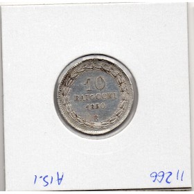 Vatican Pie IX 10 Baiocchi 1850 An IIII R Rome Sup, KM.1342a
