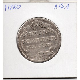 Vatican Clement XII Testone 1735 An V TB KM.862