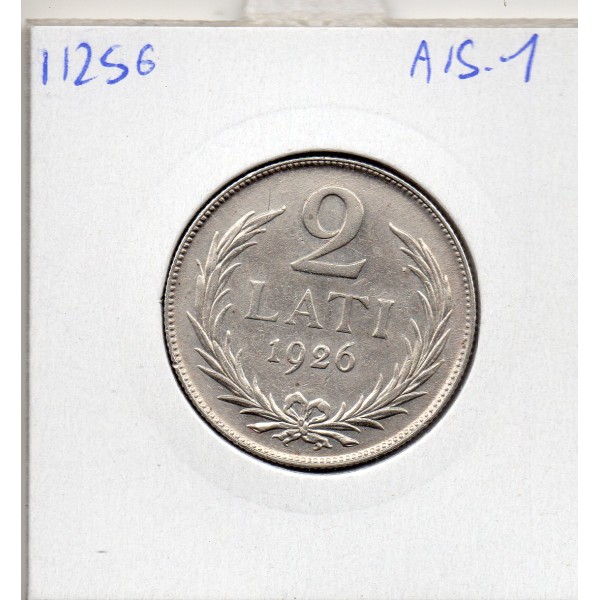 Lettonie 2 lati 1926 Sup, KM.8 armoirie