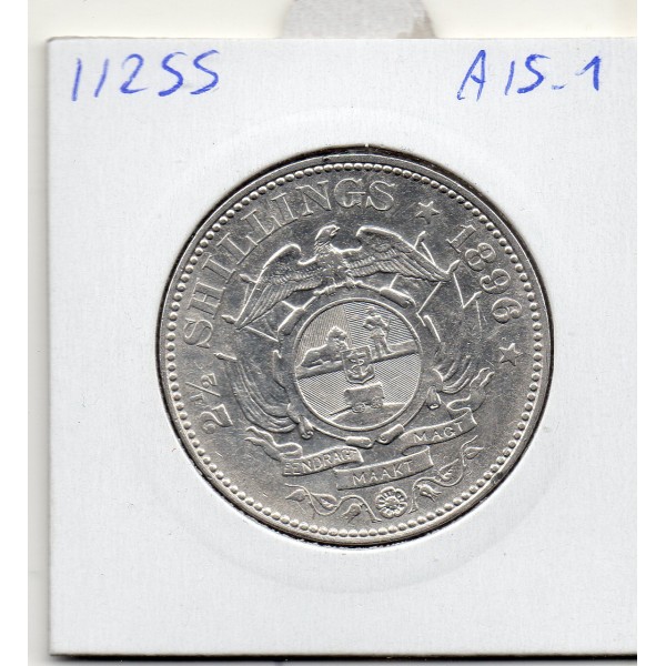 Afrique du sud 2 1/2 shillings 1896 TTB+ KM.7 Paul Kruger
