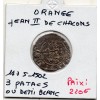 Principauté D'Orange, Jean II de Chalon 3 patacs (1475-1502) TTB+