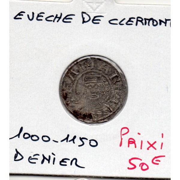 Auvergne, évêché de Clermont, anonyme (1000-1150) denier