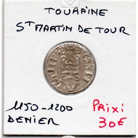 Touraine, Abbaye Saint Martin de Tour (1150-1200) denier