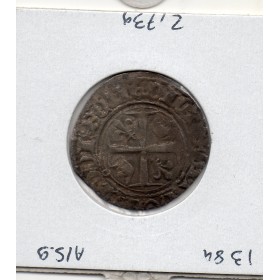 Blanc Guenar Poitiers Charles VI (1389) TTB+