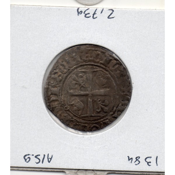 Blanc Guenar Poitiers Charles VI (1389) TTB+