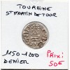 Touraine, Abbaye Saint Martin de Tour (1150-1200) denier