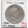 Italie Deux Siciles 120 Grana 1854 TB, KM.370 Ferdinand II