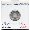 Antilles Neerlandaise 1 cent 1984 FDC, KM.8a Juliana