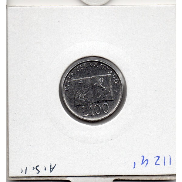 Vatican 100 lire 1992 Spl, KM.239 Jean Paul II