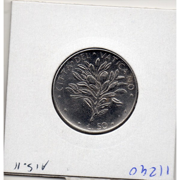 Vatican 50 lire 1973 Spl, KM.121 Paul VI