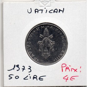 Vatican 50 lire 1973 Spl, KM.121 Paul VI
