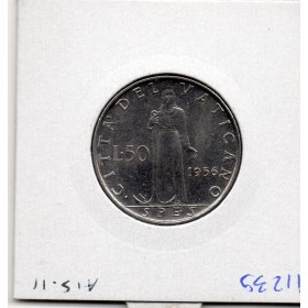 Vatican 50 lire 1956 Spl, KM 54.1 Pie XII