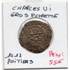Gros Florette Charles VI Poitier (1417) TTB+