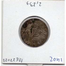 Double Sol 1742 P Dijon Louis XV TB+