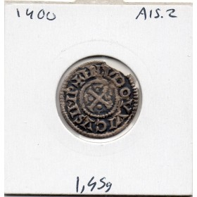 Denier au temple et légendes Chretienne Louis 1er le pieux  (814-840) TTB