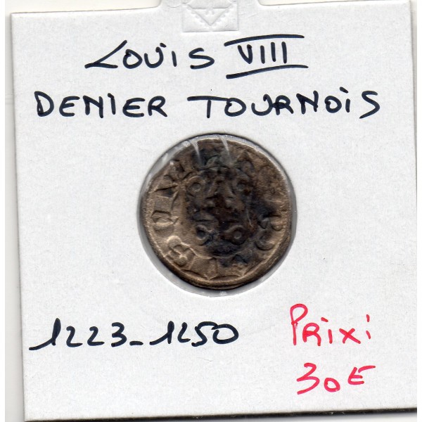 Denier Tournois Louis VIII (1223-1250) TB+