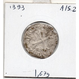 Douzain 1er type 1593 D Lyon Charles X TB