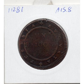 Vatican Perusia Pie VI 1 Baiocco 1795 TTB, KM.1