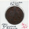 Vatican Pie VII 1 Baiocco 1816 B Bologne  TTB, KM.1279
