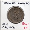Inde Britannique 1 rupee 1947 Bombay Sup, KM.559 Georges VI