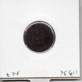 Italie 10 centesimi 1811 M Milan TB,  KM.C4 Napoleon 1er