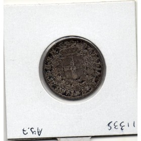 Italie 1 Lire 1863 M BN TTB, KM.5a Vittorio Emanuele
