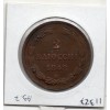 Vatican Pius Pie IX 2 Baiocchi 1848 Sup, KM.1343