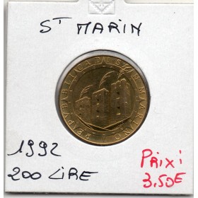 Saint Marin 200 lire 1992 Spl, KM.285 Christophe Colomb