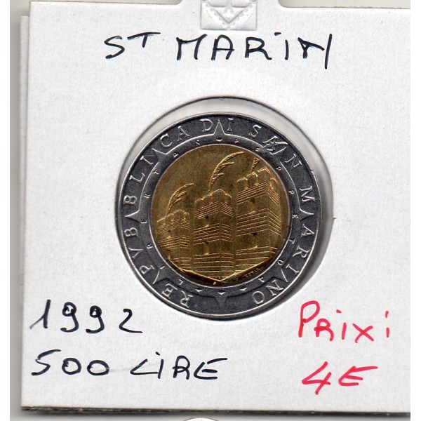 Saint Marin 500 lire 1992 Spl, KM.286 découverte amérique