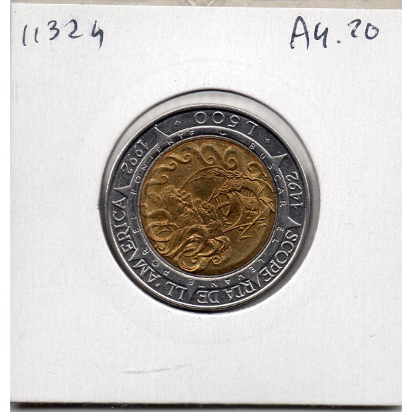 Saint Marin 500 lire 1992 Spl, KM.286 découverte amérique