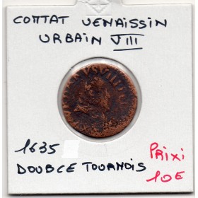 Comtat Venaissin, Urbain VIII (1635) Double tournois