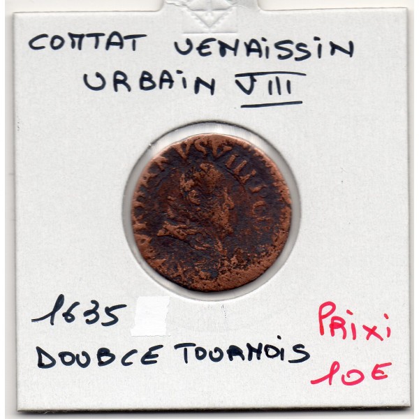Comtat Venaissin, Urbain VIII (1635) Double tournois