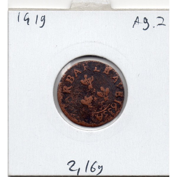 Comtat Venaissin, Urbain VIII (1635) Double tournois