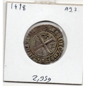 Blanc Guenar TTB Charles VI (1385) 1ere emission