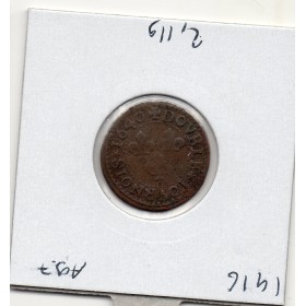 Double Tounois 1640 H La Rochelle TB Louis XIII