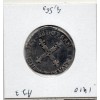 1/8 ou Huitieme d'Ecu Croix de Face 1608 H La rochelle TTB- Henri IV 1er type